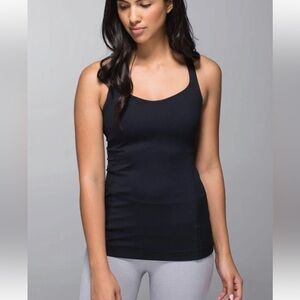 Lululemon Free to Be Black Strappy Tanktop